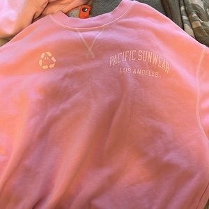 small pink pacsun sweatshirt